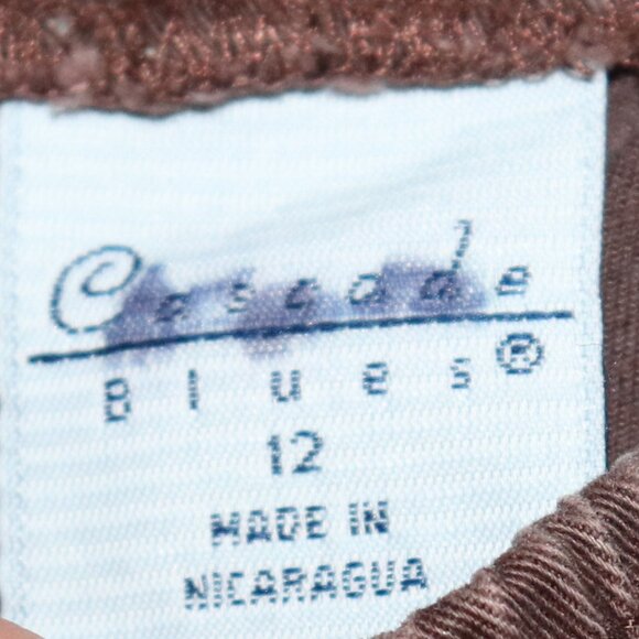 Women's Brown Pants size 12 Cascade Blues - Picture 3 of 5